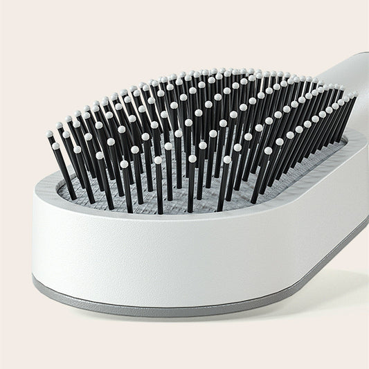 Self-Cleaning Hair Brush - Air Cushion Scalp Massager & Anti-Static - LUXURY GLOW