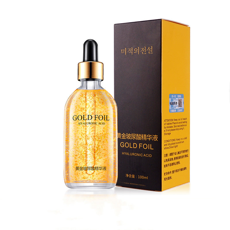 Esencia facial reafirmante y reafirmante con ginseng: suero con infusión de ginseng, oro y cordyceps