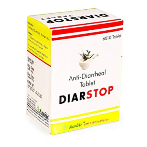 Ambic Diarstop Tablets – Fast Relief for Acute Diarrhea & Digestive Imbalance (60T)