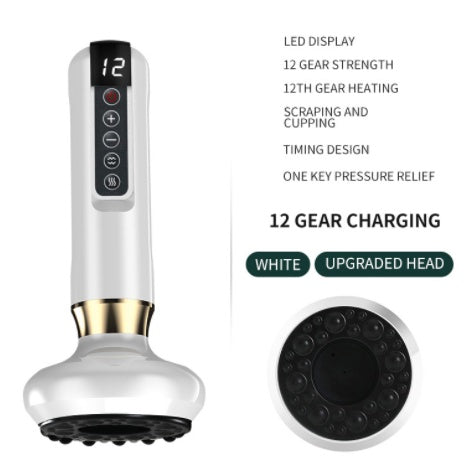 LuxuryGlow Electric Vacuum Cupping Massager – Anti-Cellulite Gua Sha Slimming Device