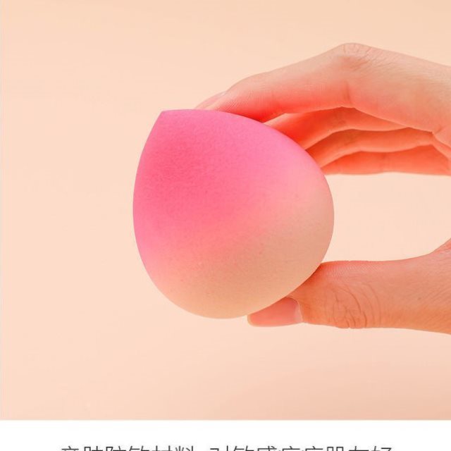 LuxuryGlow Super Soft Peach Makeup Sponge with Drying Rack – Wet & Dry Use