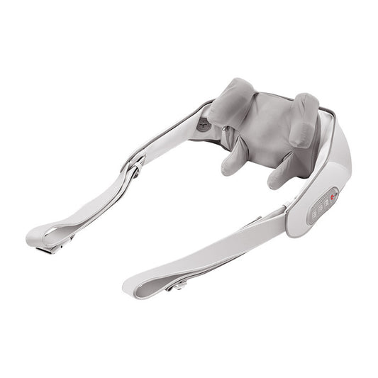 LuxuryGlow Rechargeable Shoulder & Neck Massager with Heat & Kneading Therapy