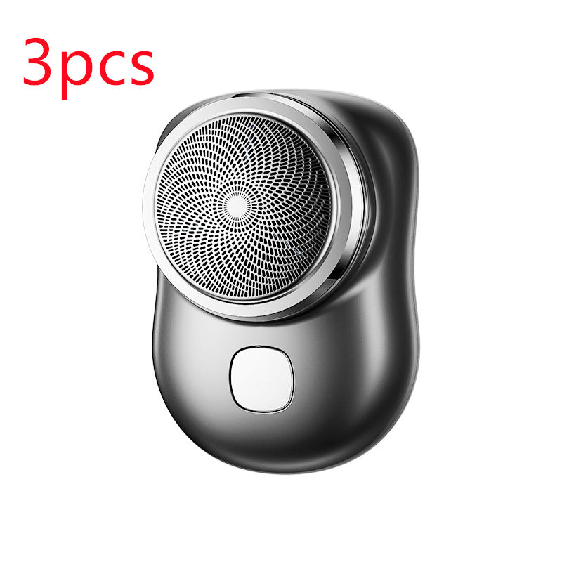Afeitadora eléctrica portátil USB LuxuryGlow Mini para hombres y mujeres: afeitadora inalámbrica para uso en seco y húmedo