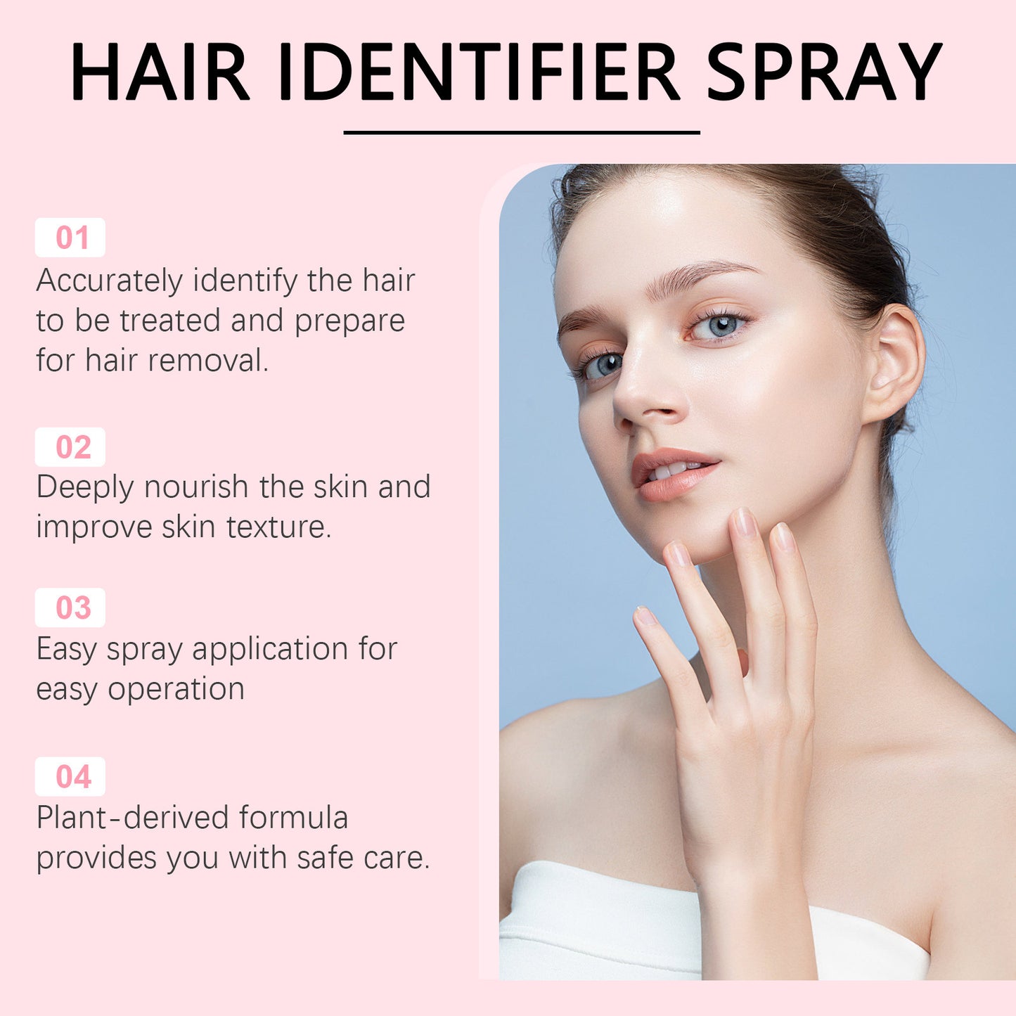 JAYSUING Hydrating Face Shaving Spray with Herbal Extracts for Smooth Skin