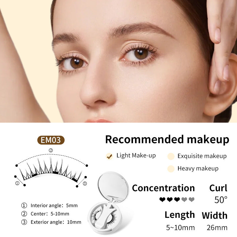 LuxuryGlow Magnetic Eyelashes with Storage Box & Applicator – Glue-Free & Reusable