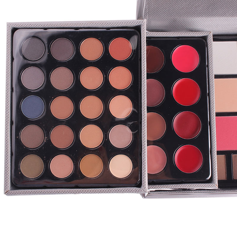 LuxuryGlow 94-Color Makeup Artist Kit – Eyeshadow, Lipstick, Concealer & More in One Case