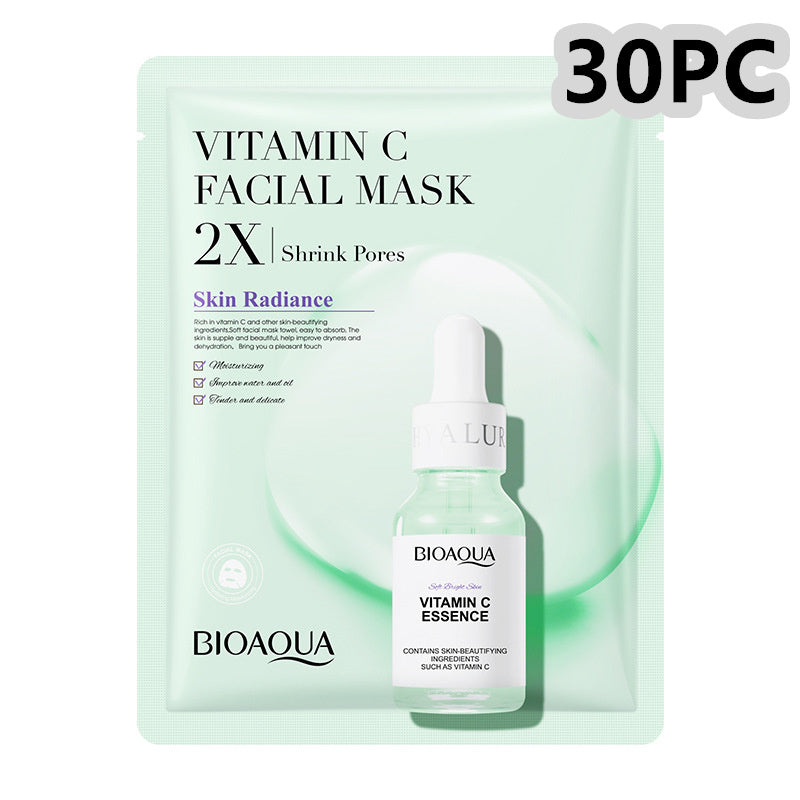 BIOAOUA Collagen & Hyaluronic Acid Face Mask – Hydrating & Firming Sheet Mask
