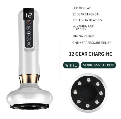 LuxuryGlow Electric Vacuum Cupping Massager – Anti-Cellulite Gua Sha Slimming Device