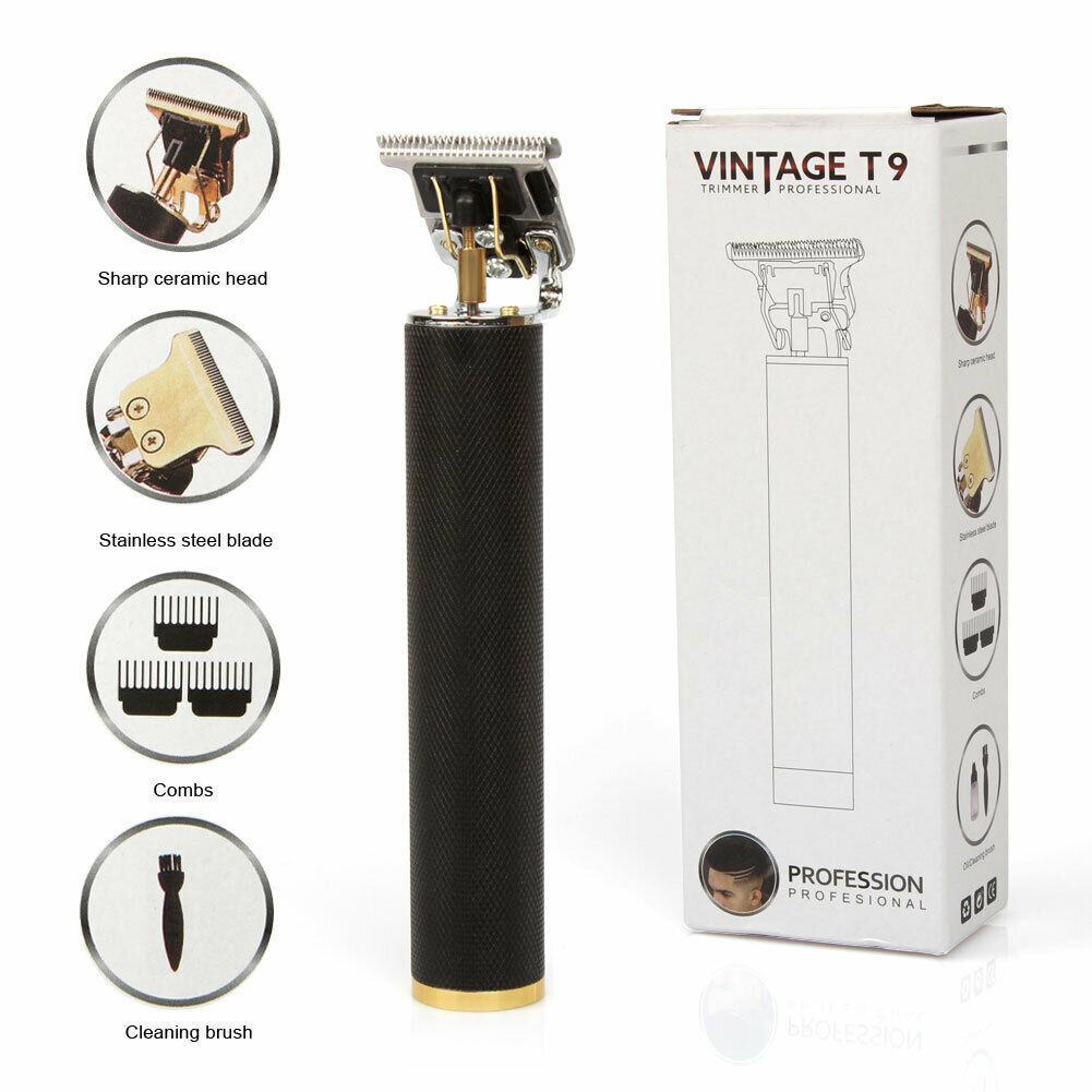 LuxuryGlow Pro T-Blade Cordless Hair Clipper – Zero-Gap Bald Trimmer for Men