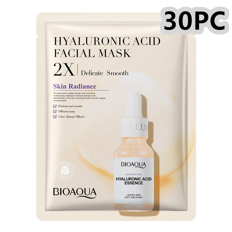 BIOAOUA Collagen & Hyaluronic Acid Face Mask – Hydrating & Firming Sheet Mask