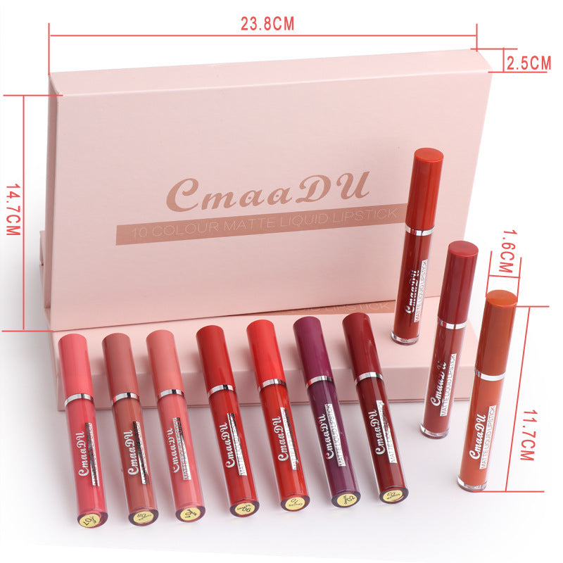 Long-Lasting Matte Lipstick for Women – Smudge-Proof, Waterproof - LUXURY GLOW