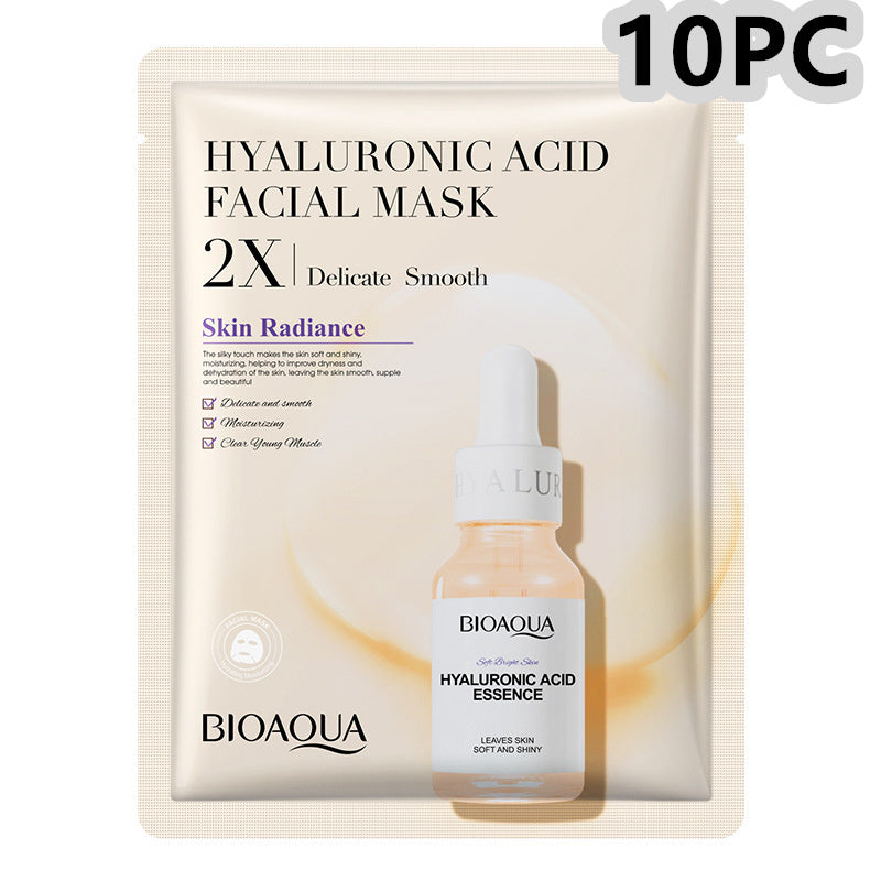 BIOAOUA Collagen & Hyaluronic Acid Face Mask – Hydrating & Firming Sheet Mask