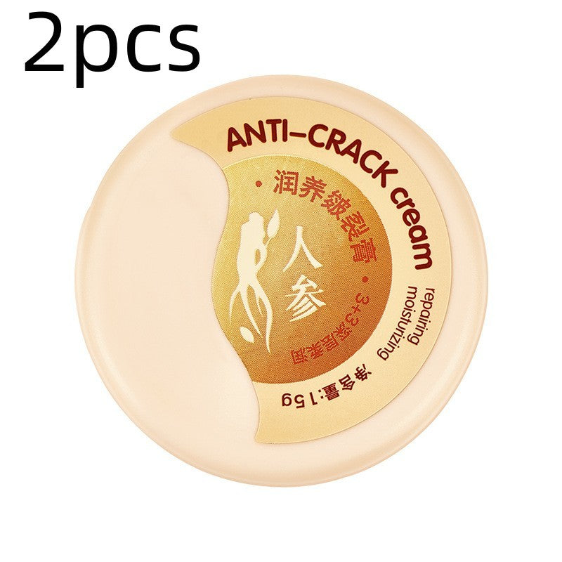 Crema Reparadora de Piel LuxuryGlow con Ginseng: Bálsamo Corporal Hidratante Profundo para Piel Agrietada (15 g)