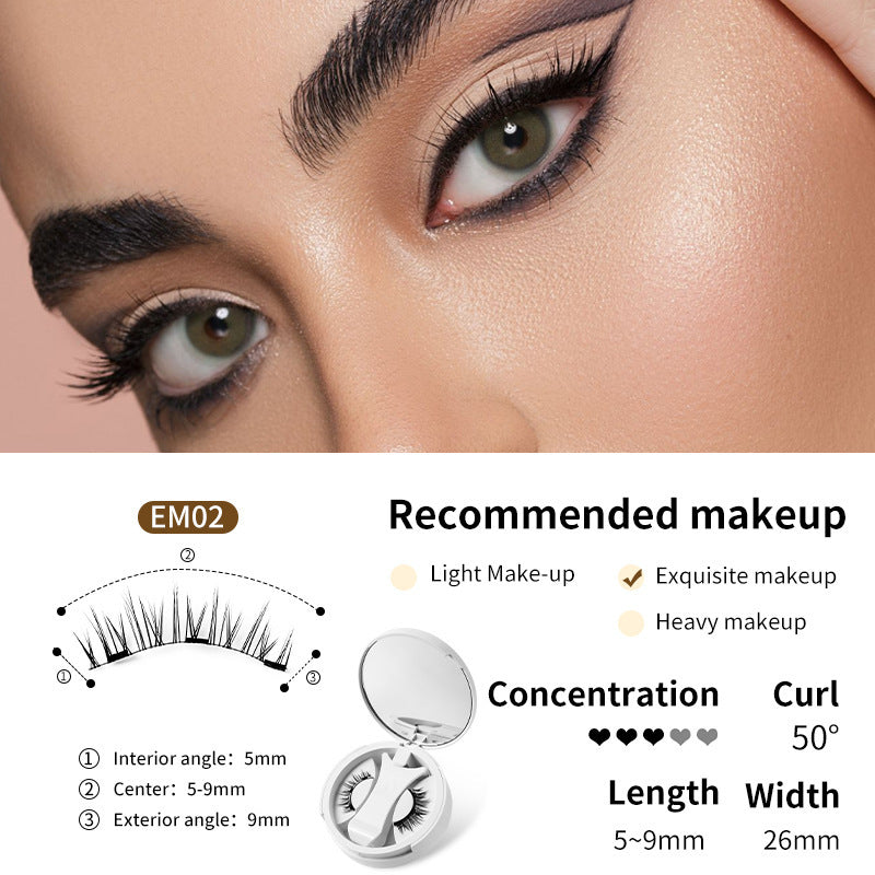 LuxuryGlow Magnetic Eyelashes with Storage Box & Applicator – Glue-Free & Reusable