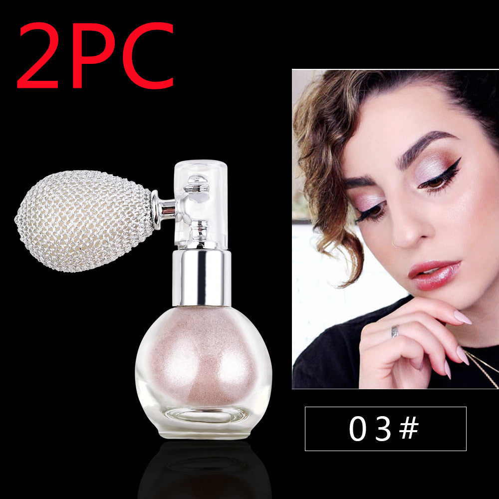 Iluminador en aerosol con brillo TEAYASON: polvos brillantes para rostro y cuerpo