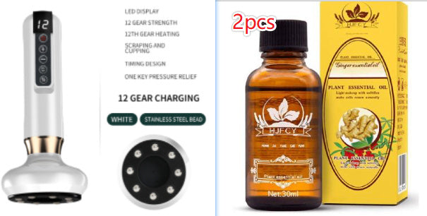LuxuryGlow Electric Vacuum Cupping Massager – Anti-Cellulite Gua Sha Slimming Device