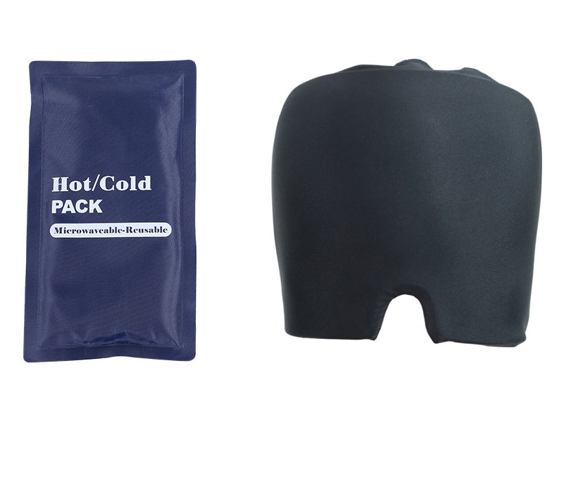 Mascarilla de gel frío LuxuryGlow 360° para aliviar el dolor de cabeza: gorro de compresa fría para migrañas y tensión ocular