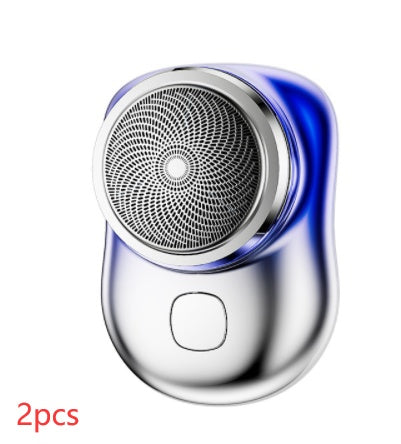 LuxuryGlow Mini Portable USB Electric Shaver for Men & Women – Wet & Dry Cordless Razor