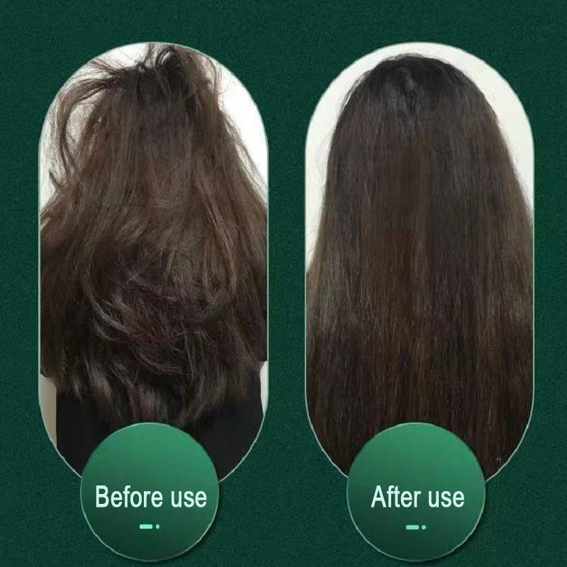 LuxuryGlow 2-in-1 Hair Straightener & Hot Comb – Negative Ion Curling Brush