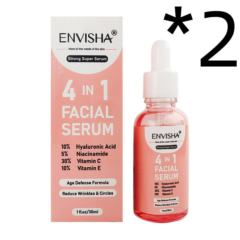 Suero Facial Blanqueador Antiedad ENVISHA – Esencia Hidratante y Reparadora de Arrugas (30 ml)