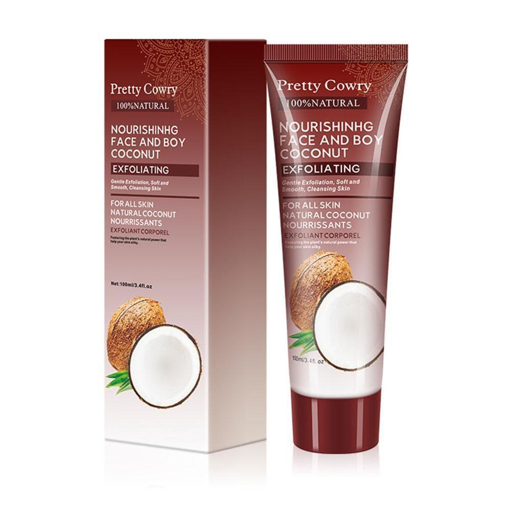 Pretty Cowry Exfoliating Gel Cream with Papaya, Cucumber & Coconut – 100ml
