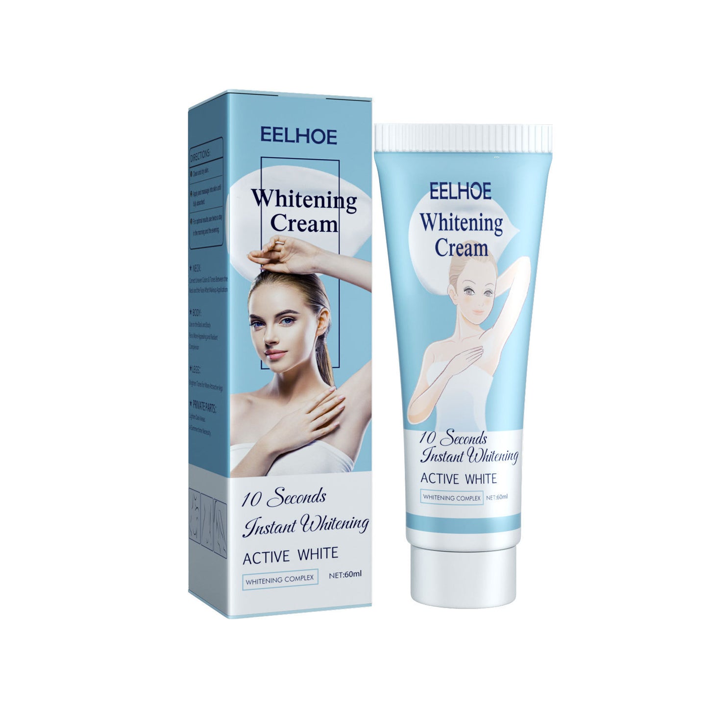 Crema para axilas LuxuryGlow Bellezon: corrector iluminador e hidratante