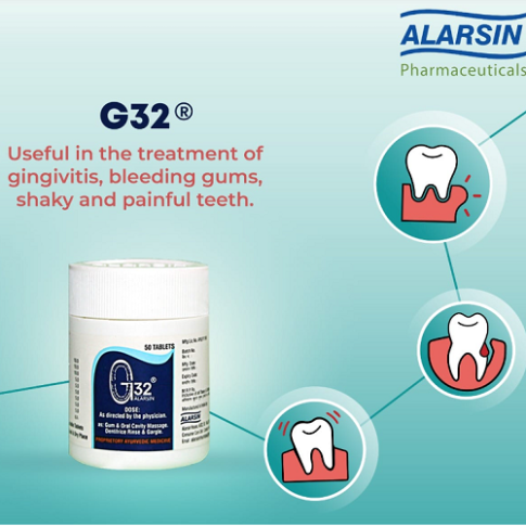 Alarsin G-32 Tablets (100 Tablets) – Ayurvedic Digestive & Gut Support