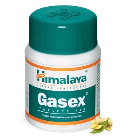 Himalaya Gasex Tablets – Ayurvedic Support for Gas, Bloating & Digestive Comfort