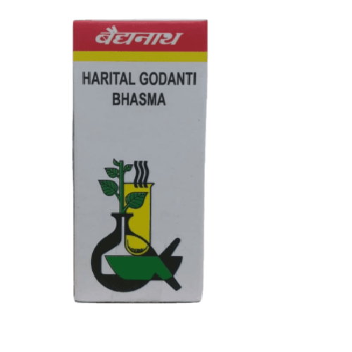 Baidyanath Harital Godanti Bhasma 10g – Ayurvedic Relief for Fever, Cough & Respiratory Disorders