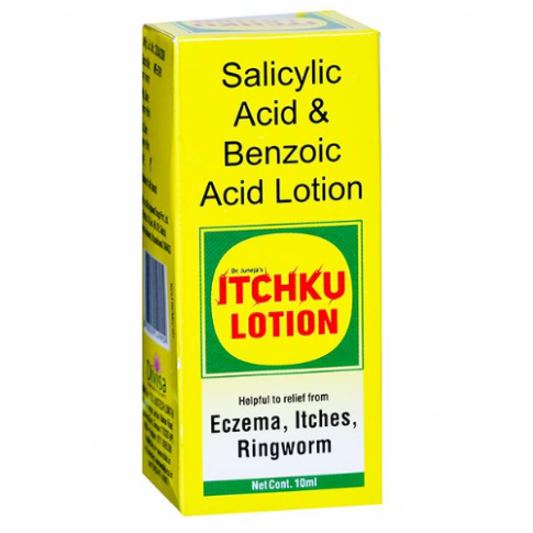 Itchku Lotion for Itching, Fungal Infection, Ringworm & Dry Eczema Relief