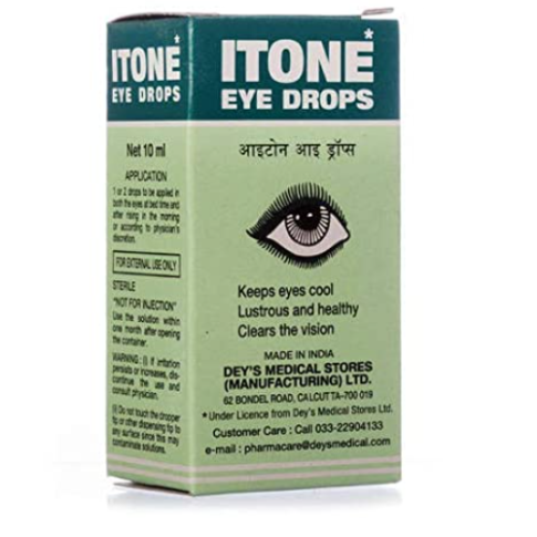 Itone Eye Drops for Dry Eyes, Redness, Irritation & Eye Strain Relief