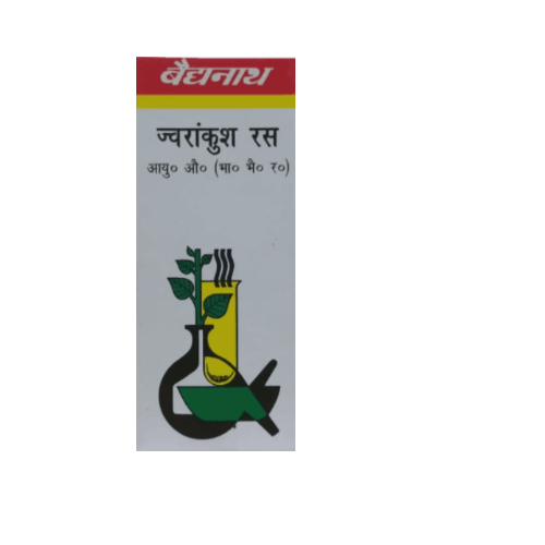 Baidyanath Jwarankush Ras Tablets – Ayurvedic Medicine for Fever, Cold & Weakness Relief