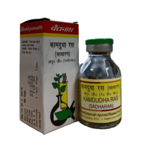 Baidyanath Kamdudha Ras (Moti Yukta) – Ayurvedic Support for Gastric Health & Metabolism