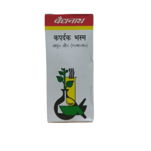Baidyanath Kapardak Bhasma 10g – Ayurvedic Antacid for Gas, Acidity & Ulcer Care