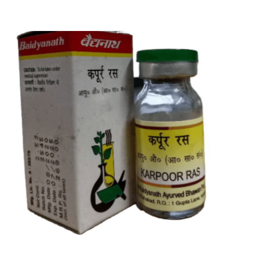 Baidyanath Karpoor Ras – Ayurvedic Support for Digestion, Cough & Respiratory Relief