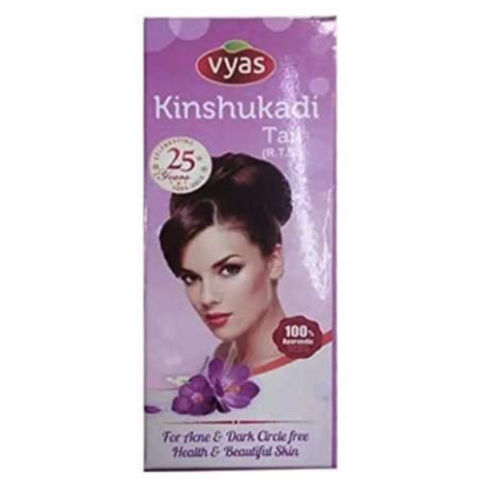 Vyas Kinshukadi Tailam Ayurvedic Skin Brightening & Dark Spot Care Oil - LUXURY GLOW