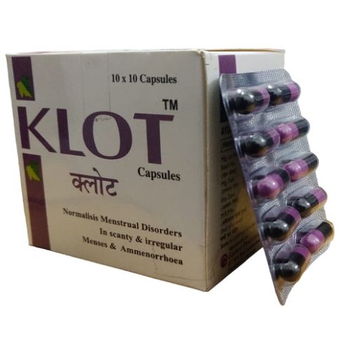 Growel Pharmaceuticals Klot Capsules – Herbal Menstrual Cycle Support (10 Capsules) - LUXURY GLOW