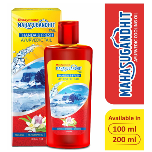 Baidyanath Mahasugandhit Tel – Ayurvedic Massage Oil for Headache, Migraine & Stress Relief