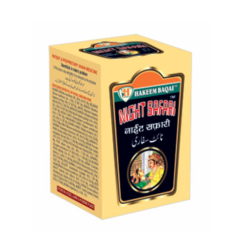 Hakeem Baqai’s Night Safari Tablets for Men’s Wellness & Vitality