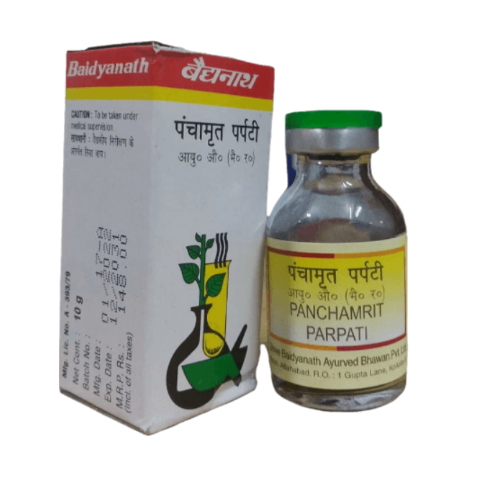 Baidyanath Panchamrit Parpati – Ayurvedic Digestive Support & Gut Health Formula