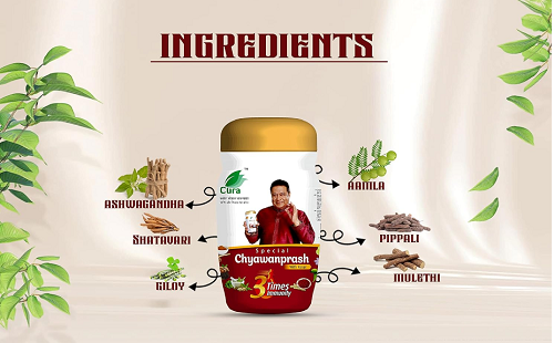 Cura Chyawanprash Awaleh – Immunity Booster with 40+ Ayurvedic Herbs