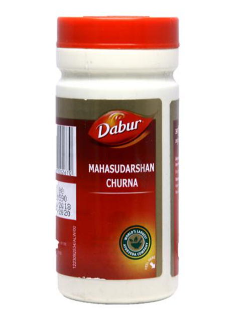 Dabur Mahasudarshan Churna Ayurvedic Support for Fever Balance & Liver Wellness (60g)