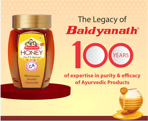 Baidyanath Pure Honey 250g – Natural Energy Booster, Digestion & Immunity Support