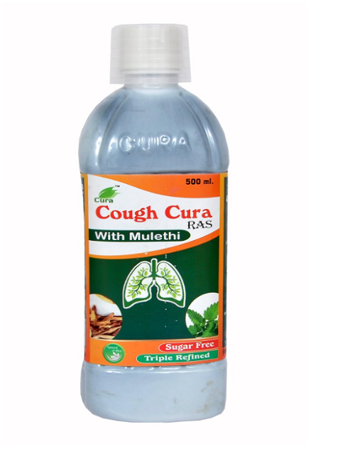 Cura Coughcura Ras – Ayurvedic Expectorant for Cold, Cough & Chest Congestion Relief