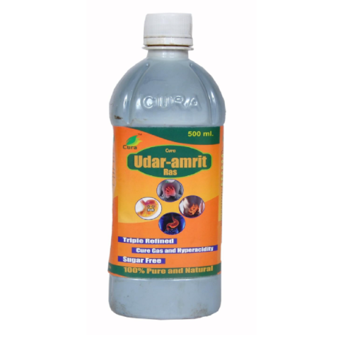 Cura Udar-Amrit Ras – Ayurvedic Digestive Relief for Acidity, Gas & Indigestion (500ml)