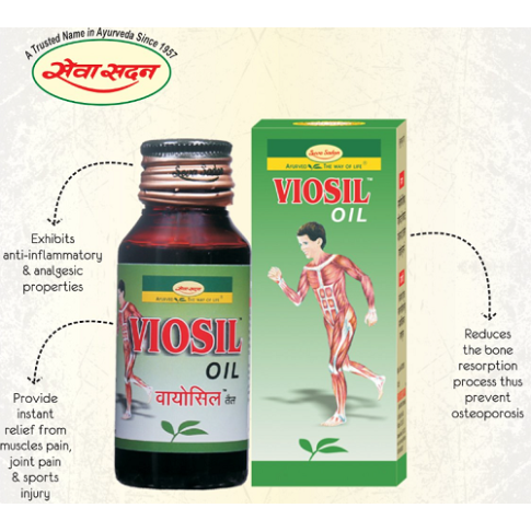 Seva Sadan Viosil Oil 100ml – Ayurvedic Nerve & Joint Pain Relief Oil