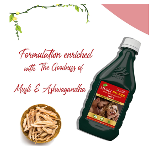 Cura Musli Cura Power for Libido, Testosterone & Vitality Boost – 500ml