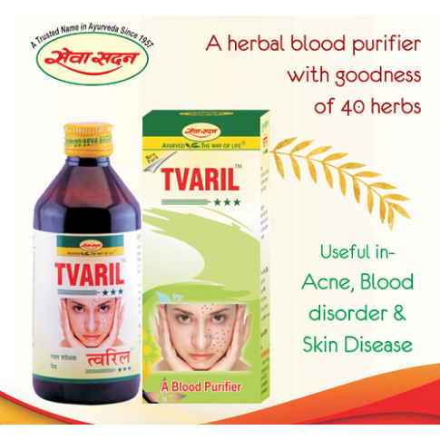 Seva Sadan Tvaril Syrup 200ml – Ayurvedic Skin Detox & Glow Support - LUXURY GLOW