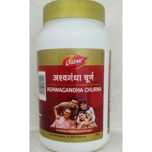 Dabur Ashwagandha Churna (100 g) – Ayurvedic Energy, Stamina & Immunity Support
