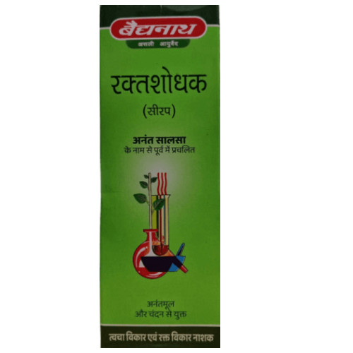 Baidyanath Raktashodhak Syrup – Ayurvedic Blood Purifier for Clear Skin & Immunity